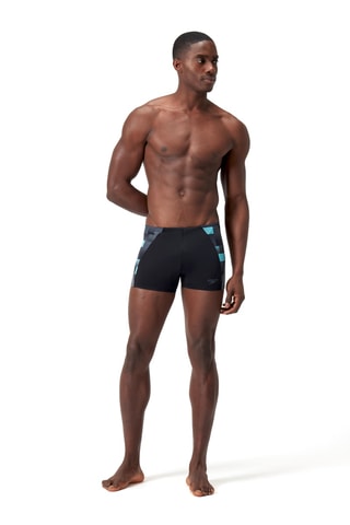 Boxers de banho - Preto e cinzento