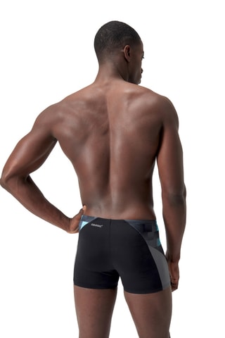 Boxers de banho - Preto e cinzento