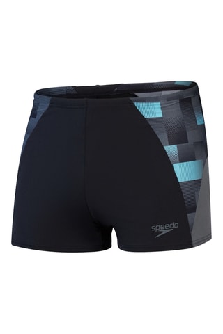 Boxers de banho - Preto e cinzento