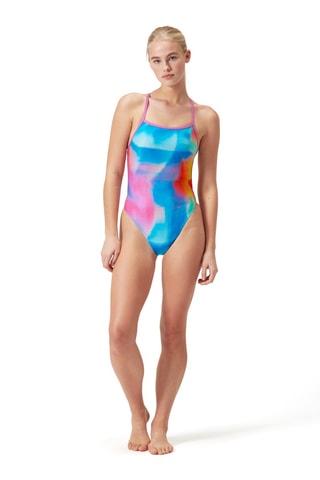 Fato de banho - Azul-celeste e rosa