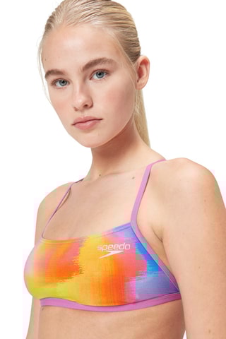 Parte de cima de biquíni - Azul-celeste e rosa