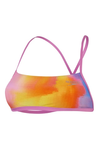 Parte de cima de biquíni - Azul-celeste e rosa