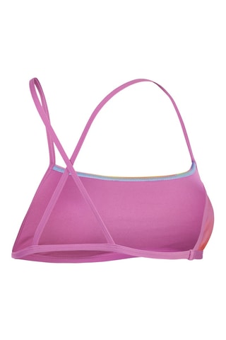 Parte de cima de biquíni - Azul-celeste e rosa