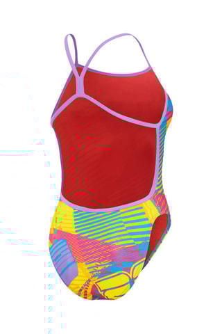 Fato de banho - Malva e amarelo