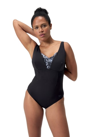 Fato de banho - Preto e cinzento