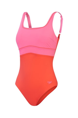 Fato de banho - Vermelho e rosa