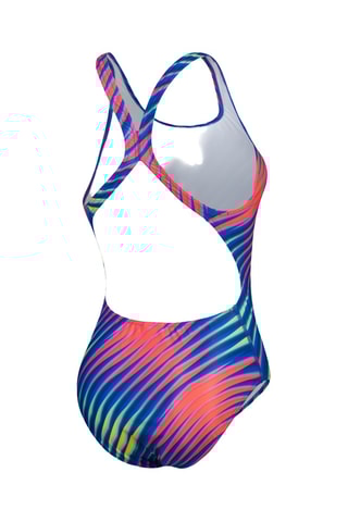 Fato de banho - Azul-cobalto e vermelho