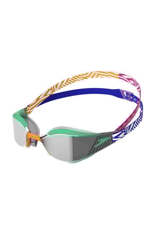 Óculos de piscina - Verde e laranja