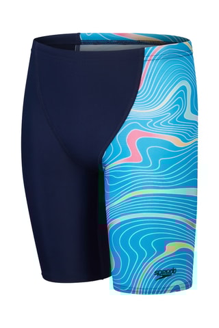 Calções ciclista de banho - Azul