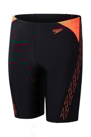 Calções ciclista de banho - Preto