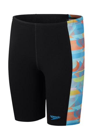 Calções ciclista de banho - Preto