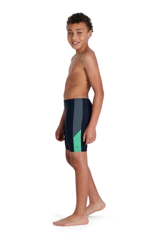 Calções ciclista de banho - Preto