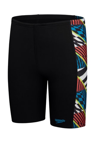 Calções ciclista de banho - Preto e índigo