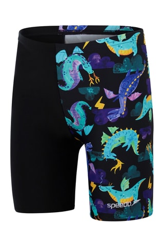 Calções ciclista de banho - Preto