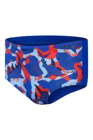 Cueca de banho - Azul-real