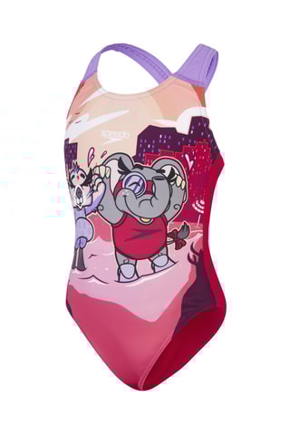 Fato de banho - Rosa e vermelho