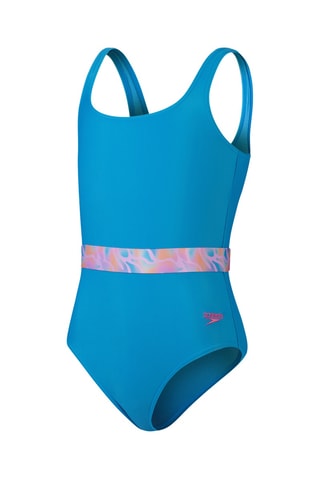 Fato de banho - Azul-celeste e rosa