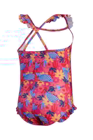 Fato de banho - Rosa-velho e vermelho