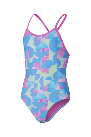 Fato de banho - Azul-celeste e rosa