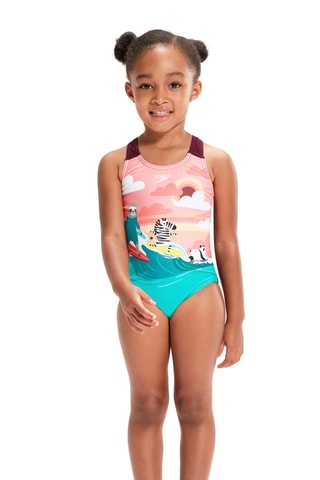 Fato de banho - Bordô e rosa