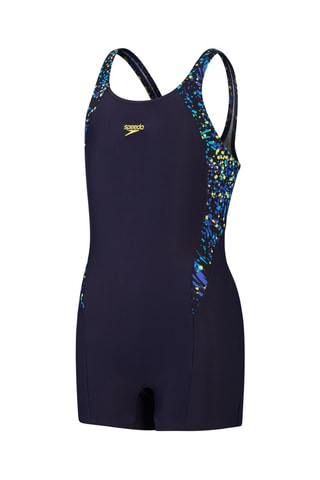 Macacão de banho - Preto e índigo