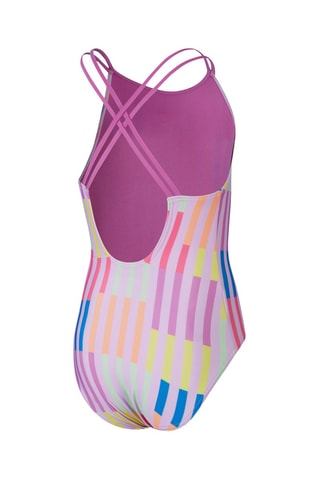 Fato de banho - Azul-cobalto e malva