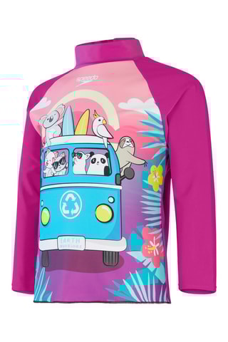 T-shirt de banho - Fúcsia