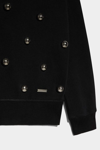 Sweater met Capuchon - Zwart