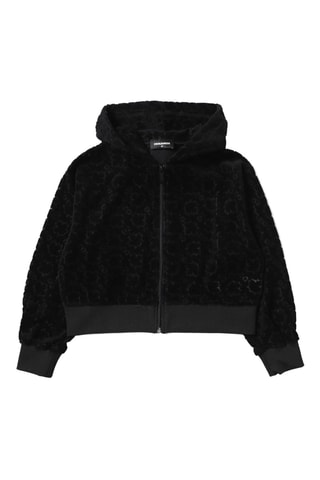 Velours Sweater - Zwart