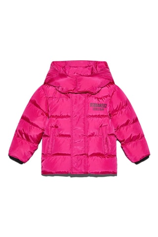 Gewatteerde Jas met Capuchon - Roze