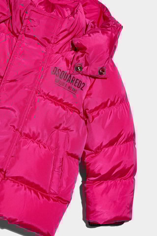 Gewatteerde Jas met Capuchon - Roze