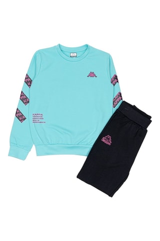 Sweat et pantalon - Turquoise et noir