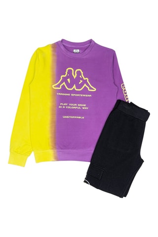 Sweat tie and dye et pantalon - Violet