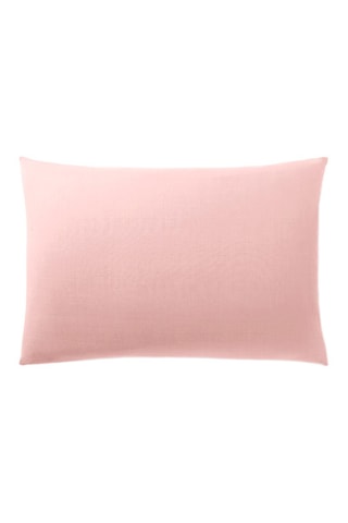 Taie d'oreiller en coton 57 fils/cm² - Rose