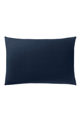Taie d'oreiller en coton 57 fils/cm² - Bleu nuit