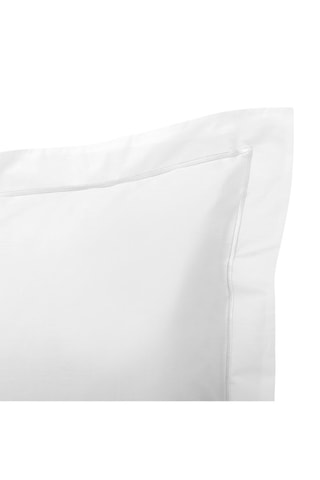Taie d'oreiller en percale de coton 80 fils/cm² Julian - Neige