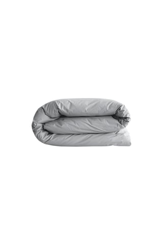 Housse de couette en coton 57 fils/cm² - Gris clair