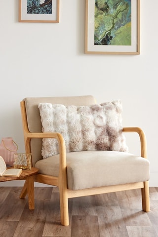 Coussin Astra - Taupe - 40 x 60 cm