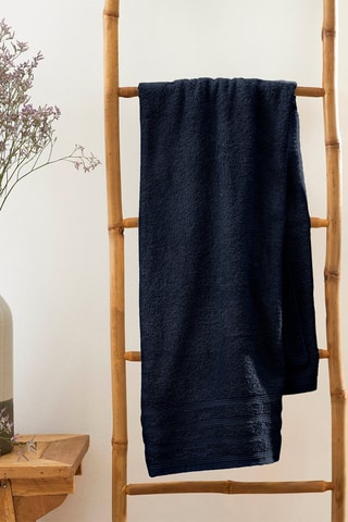 Drap de bain - Bleu marine - 90 x 150 cm