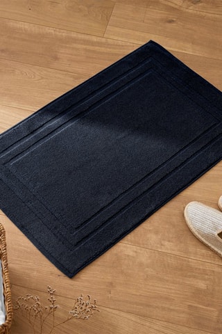 Tapis de bain - Bleu marine - 50 x 80 cm