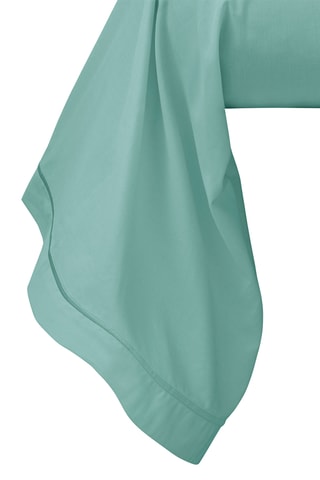 Taie de traversin en percale de coton 80 fils/cm² Julian - Céladon