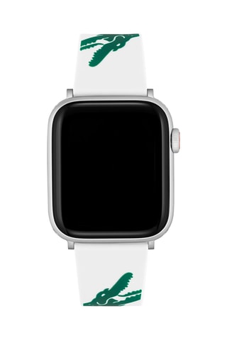 Bracelet compatible Apple Watch - Blanc et vert