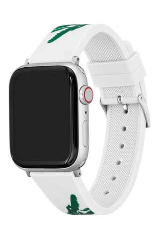 Bracelet compatible Apple Watch - Blanc et vert