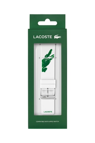 Bracelet compatible Apple Watch - Blanc et vert
