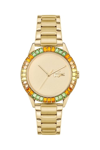 Montre à quartz en acier - Doré