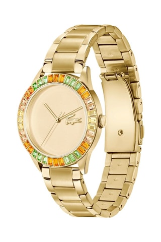 Montre à quartz en acier - Doré