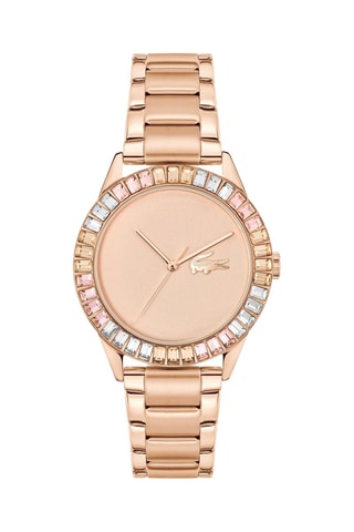 Montre à quartz en acier - Doré rose