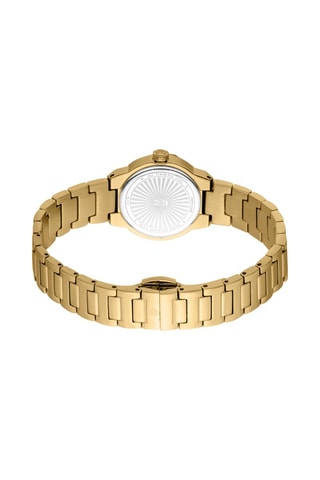 Montre à quartz en acier Eclisse - Doré et argenté