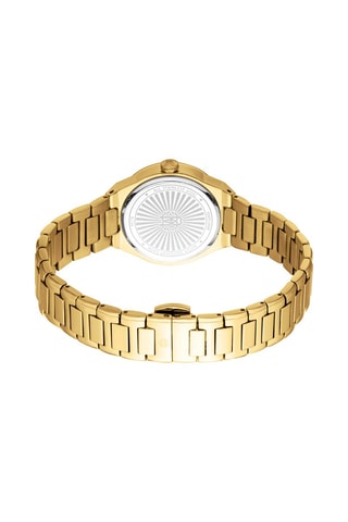 Montre à quartz en acier Venezia - Doré et bordeaux