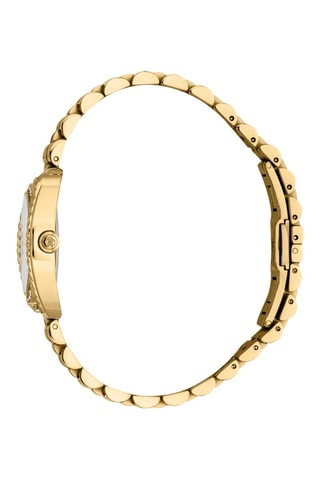 Montre à quartz en acier - Doré et argenté